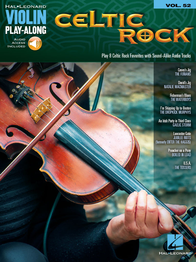 CELTIC ROCK Violin Play-Along Volume 52