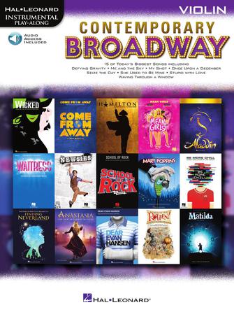 CONTEMPORARY BROADWAY Instrumental Play-Along for Violin