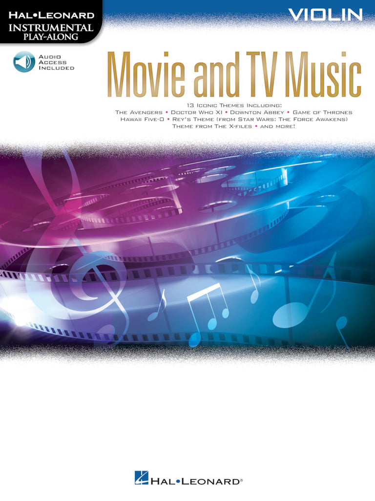 CLOSER LOOK MOVIE AND TV MUSIC FOR VIOLIN Instrumental Play-Along® Series